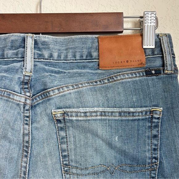Lucky Brand Womens 363 Vintage Straight Denim Shorts Size 30 Cut Off Summer - Picture 5 of 12